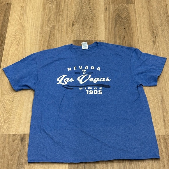 Blue Las Vegas, Nevada t shirt size XL - Picture 1 of 2